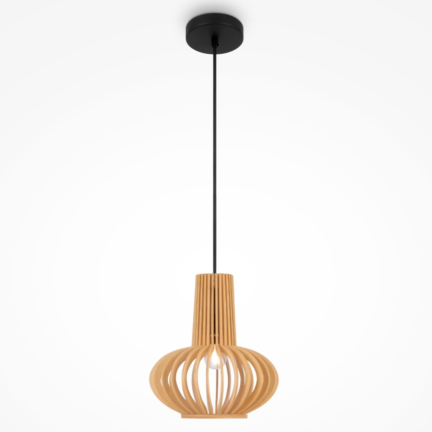Maytoni MOD193PL-01W - Lestenec na vrvici ROOTS 1xE27/40W/230V pr. 22,5 cm bež