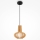 Maytoni MOD193PL-01W - Lestenec na vrvici ROOTS 1xE27/40W/230V pr. 22,5 cm bež