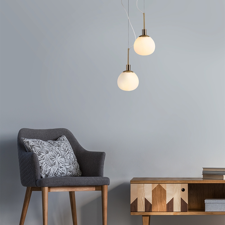 Maytoni MOD221-PL-01-G - Lestenec na vrvici ERICH 1xE14/40W/230V baker
