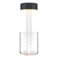 Maytoni MOD229TL-L3B3K1 - LED Zatemnitvena polnilna prenosna namizna svetilka LED/3W/5V 2200-4000K 2000 mAh črna/prozorna