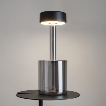 Maytoni MOD229TL-L3B3K3 - LED nastavljiva polnilna prenosna namizna svetilka LED/3W/5V 2200-4000K 2000 mAh črna/siva