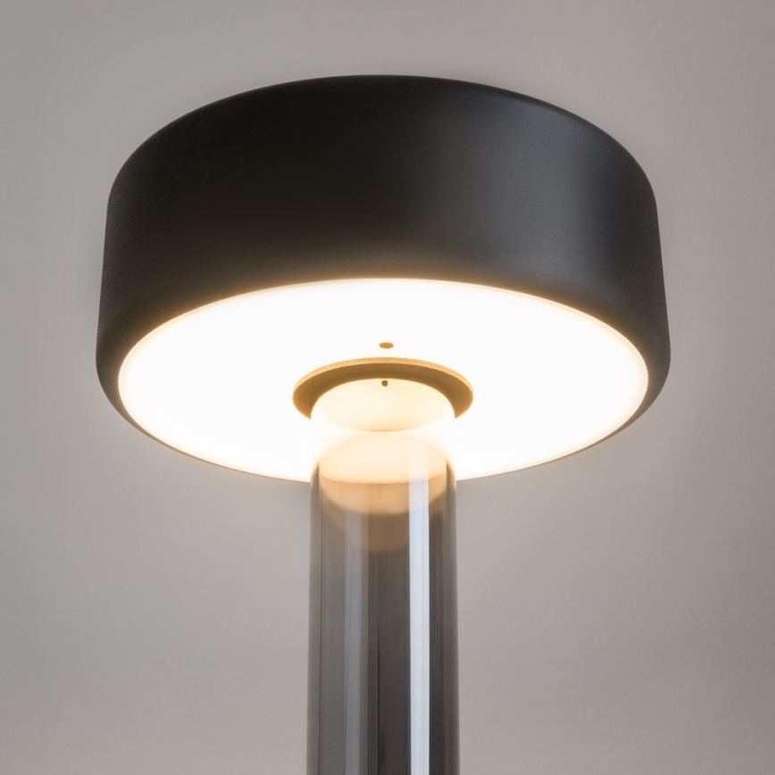 Maytoni MOD229TL-L3B3K3 - LED nastavljiva polnilna prenosna namizna svetilka LED/3W/5V 2200-4000K 2000 mAh črna/siva