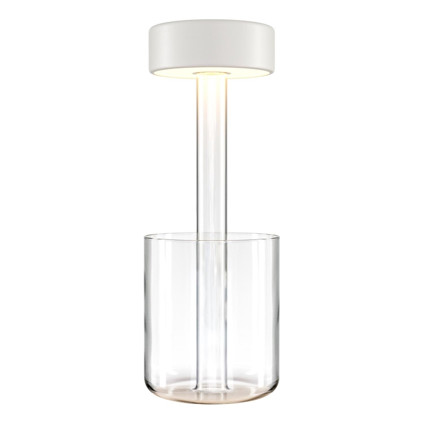Maytoni MOD229TL-L3W3K1 - LED Zatemnitven polnilni prenosni namizna svetilka LED/3W/5V 2200-4000K bela/prozorna