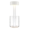 Maytoni MOD229TL-L3W3K1 - LED Zatemnitvena polnilna prenosna namizna svetilka LED/3W/5V 2200-4000K 2000 mAh bela/prozorna