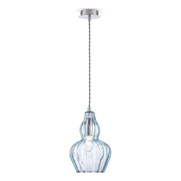 Maytoni MOD238-PL-01-BL - Lestenec na vrvici EUSTOMA 1xE14/40W/230V modra