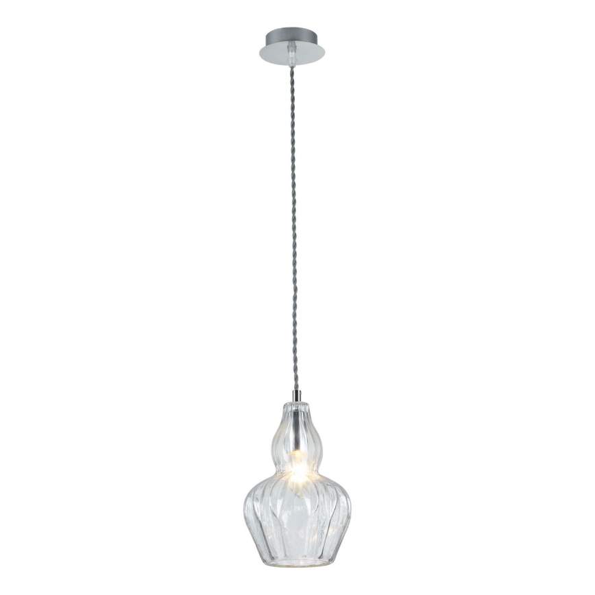 Maytoni MOD238-PL-01-TR - Lestenec na vrvici EUSTOMA 1xE14/40W/230V prozorna