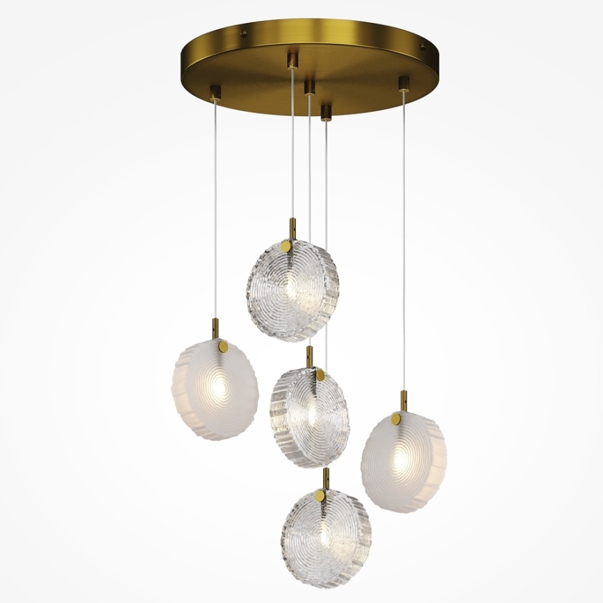 Maytoni MOD254PL-05BS - Lestenec na vrvici FROZEN 5xG4/28W/230V medenina