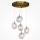 Maytoni MOD254PL-05BS - Lestenec na vrvici FROZEN 5xG4/28W/230V medenina
