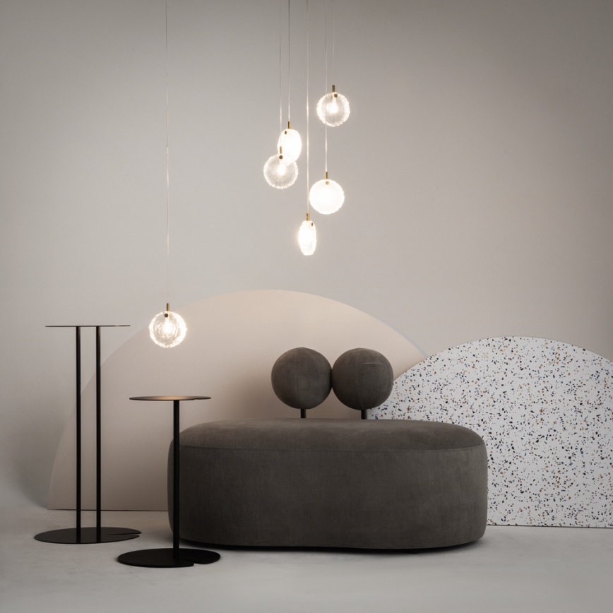 Maytoni MOD254PL-05BS - Lestenec na vrvici FROZEN 5xG4/28W/230V medenina