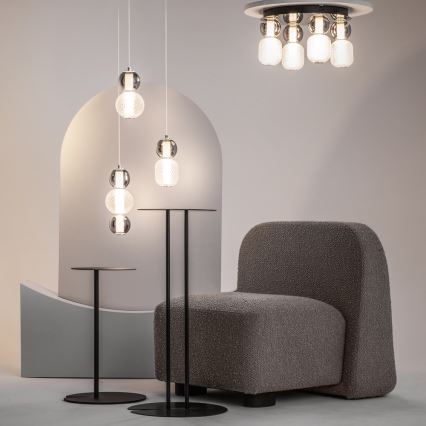 Maytoni MOD273CL-L60CH3K - LED Stropna svetilka DROP 4xLED/15W/230V pr. 43 cm sijajni krom