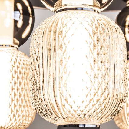 Maytoni MOD273CL-L60CH3K - LED Stropna svetilka DROP 4xLED/15W/230V pr. 43 cm sijajni krom
