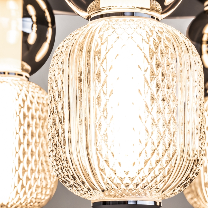 Maytoni MOD273CL-L60CH3K - LED Stropna svetilka DROP 4xLED/15W/230V pr. 43 cm sijajni krom