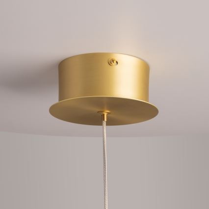 Maytoni MOD282PL-L8G3K - LED Lestenec na vrvici SPLASH LED/7W/230V 3000K zlata