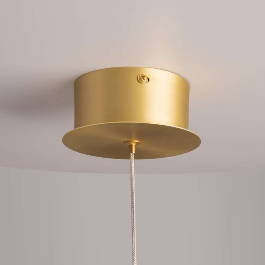 Maytoni MOD282PL-L8G3K - LED Lestenec na vrvici SPLASH LED/7W/230V 3000K zlata