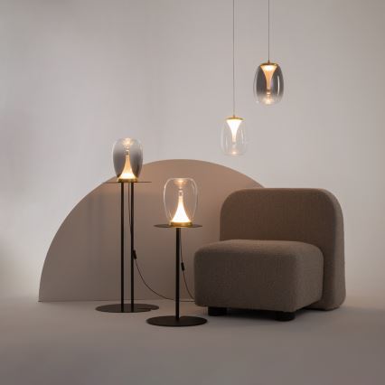 Maytoni MOD282PL-L8G3K - LED Lestenec na vrvici SPLASH LED/7W/230V 3000K zlata