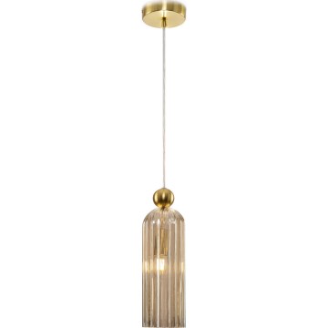 Maytoni MOD302PL-01CG - Lestenec na vrvici ANTIC 1xE14/40W/230V zlata/bež