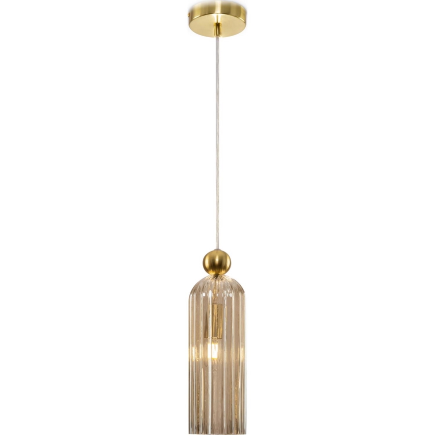 Maytoni MOD302PL-01CG - Lestenec na vrvici ANTIC 1xE14/40W/230V zlata/bež