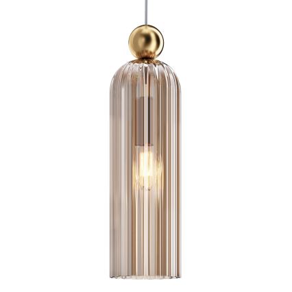 Maytoni MOD302PL-01CG - Lestenec na vrvici ANTIC 1xE14/40W/230V zlata/bež