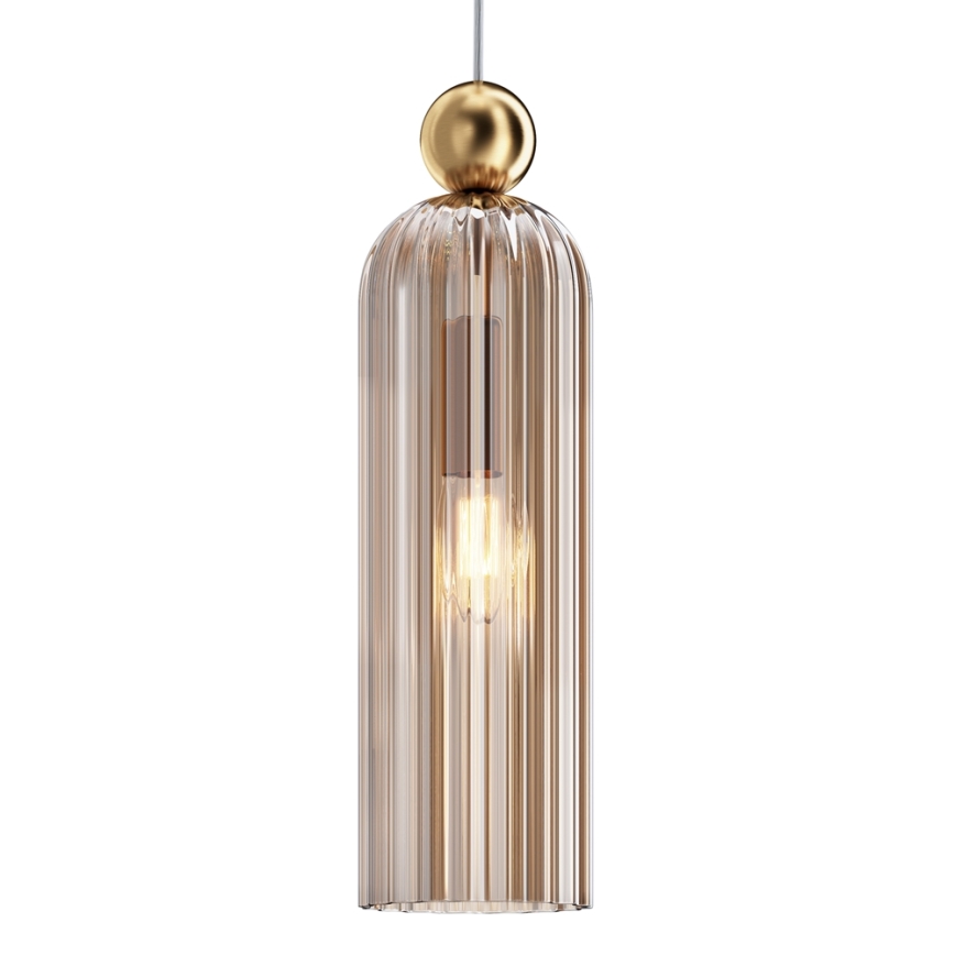 Maytoni MOD302PL-01CG - Lestenec na vrvici ANTIC 1xE14/40W/230V zlata/bež