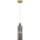 Maytoni MOD302PL-01GR - Lestenec na vrvici ANTIC 1xE14/40W/230V zlata/siva