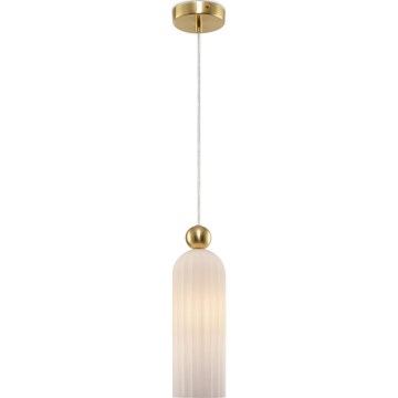 Maytoni MOD302PL-01W - Lestenec na vrvici ANTIC 1xE14/40W/230V zlata/bela