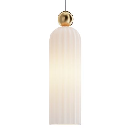 Maytoni MOD302PL-01W - Lestenec na vrvici ANTIC 1xE14/40W/230V zlata/bela