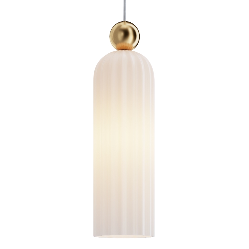 Maytoni MOD302PL-01W - Lestenec na vrvici ANTIC 1xE14/40W/230V zlata/bela
