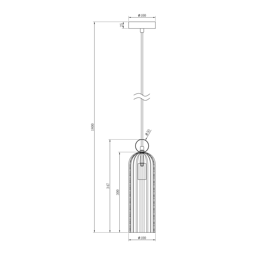 Maytoni MOD302PL-01W - Lestenec na vrvici ANTIC 1xE14/40W/230V zlata/bela