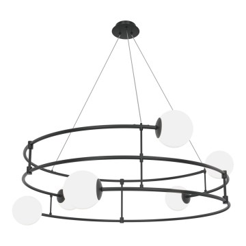 Maytoni MOD317PL-06B - Lestenec na vrvici BALANCE 6xG9/40W/230V črna
