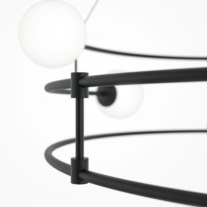 Maytoni MOD317PL-06B - Lestenec na vrvici BALANCE 6xG9/40W/230V črna
