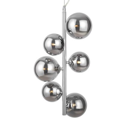 Maytoni MOD545PL-06CH - Lestenec na vrvici DALLAS 6xG9/28W/230V sijajni krom