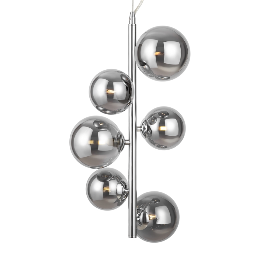 Maytoni MOD545PL-06CH - Lestenec na vrvici DALLAS 6xG9/28W/230V sijajni krom