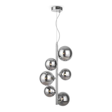 Maytoni MOD545PL-06CH - Lestenec na vrvici DALLAS 6xG9/28W/230V sijajni krom