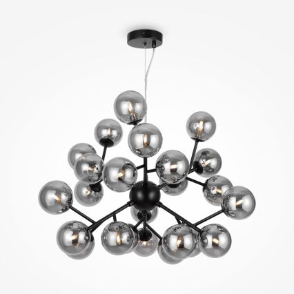 Maytoni MOD545PL-24B - Lestenec na vrvici DALLAS 24xG9/28W/230V črna
