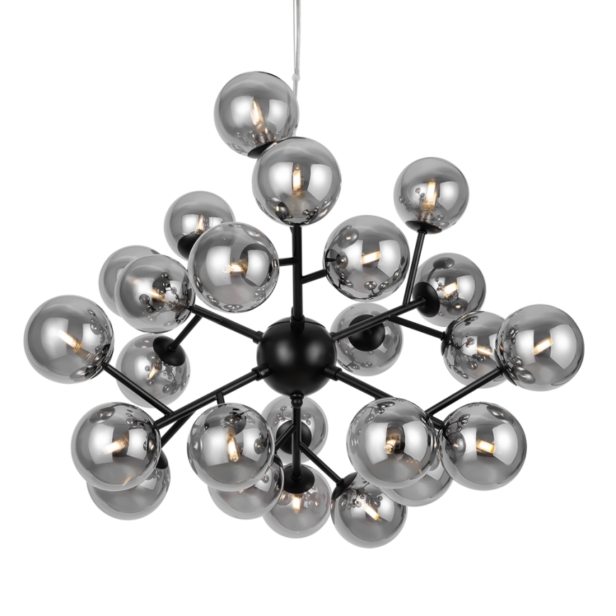 Maytoni MOD545PL-24B - Lestenec na vrvici DALLAS 24xG9/28W/230V črna
