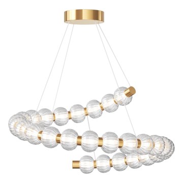 Maytoni MOD555PL-L35G3K - LED Lestenec na vrvici AMULET LED/40W/230V 3000K zlata