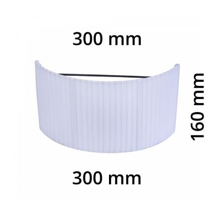 Maytoni MOD974-WLShade-White - Senčnik za stensko svetilko TORONTO bela E27 300x160 mm