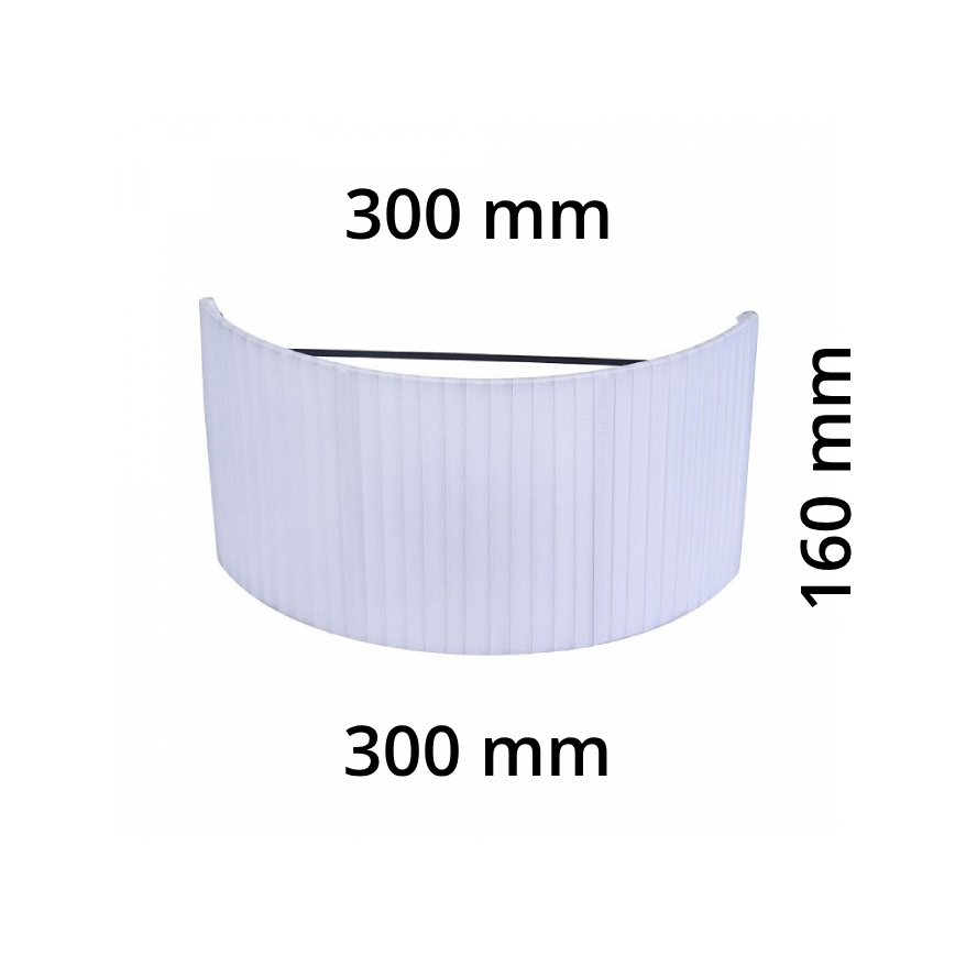 Maytoni MOD974-WLShade-White - Senčnik za stensko svetilko TORONTO bela E27 300x160 mm