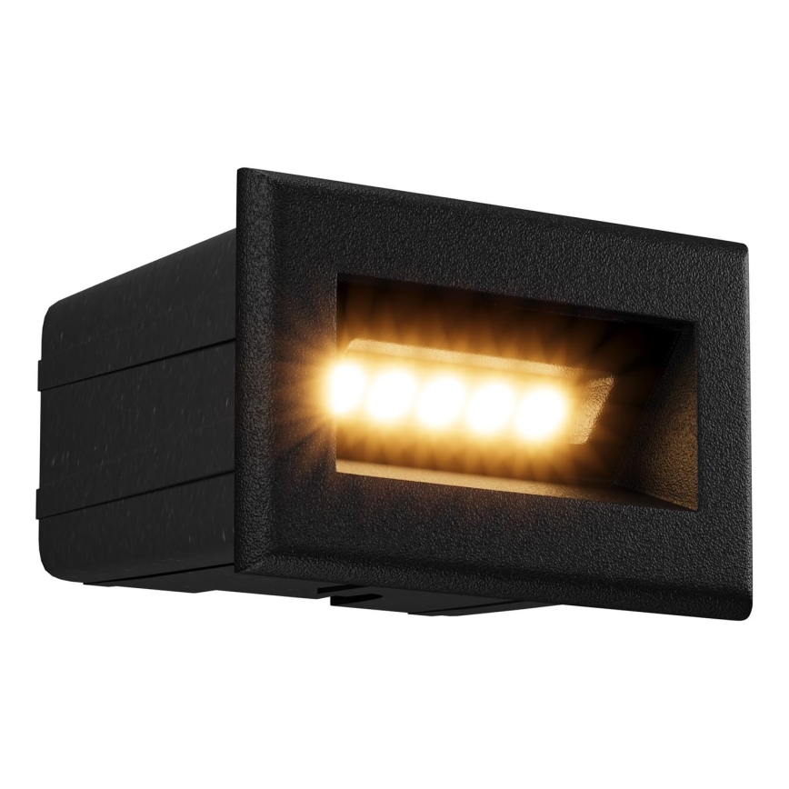 Maytoni O045SL-L3B3K - LED Zunanja vgradna svetilka BOSCA LED/3W/230V 3000K IP65 črna