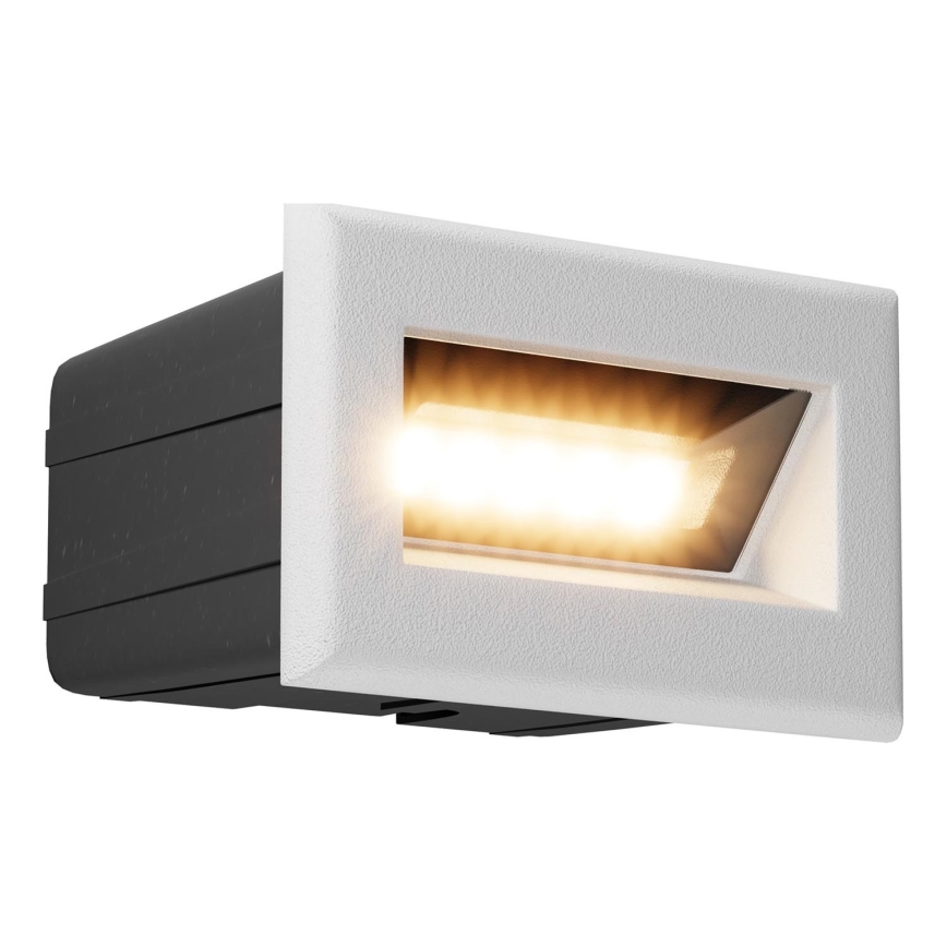 Maytoni O045SL-L3W3K - LED Zunanja vgradna svetilka BOSCA LED/3W/230V 3000K IP65 bela