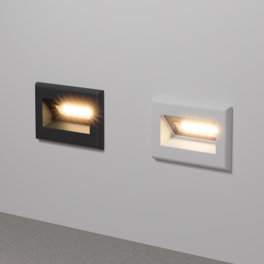Maytoni O045SL-L3W3K - LED Zunanja vgradna svetilka BOSCA LED/3W/230V 3000K IP65 bela