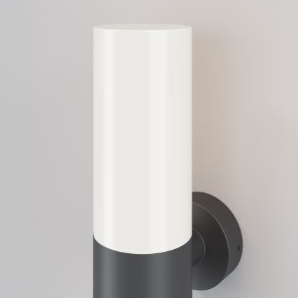 Maytoni O418WL-01GR - Zunanja stenska svetilka WILLIS 1xE27/60W/230V IP54 antracit