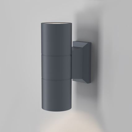 Maytoni O574WL-02GR - Zunanja stenska svetilka BOWERY 2xGU10/50W/230V IP54 antracit