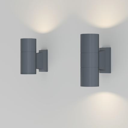 Maytoni O574WL-02GR - Zunanja stenska svetilka BOWERY 2xGU10/50W/230V IP54 antracit