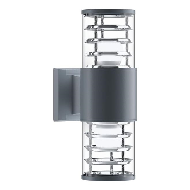 Maytoni O576WL-02GR - Zunanja stenska svetilka BRONX 2xE27/60W/230V IP54 antracit
