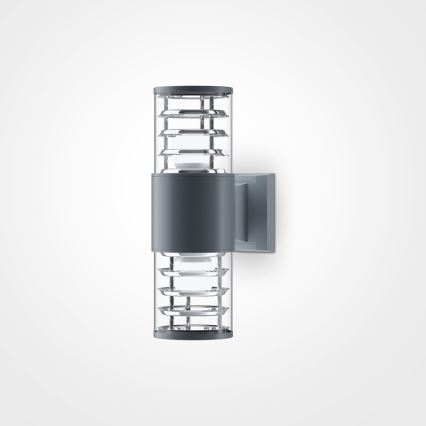 Maytoni O576WL-02GR - Zunanja stenska svetilka BRONX 2xE27/60W/230V IP54 antracit