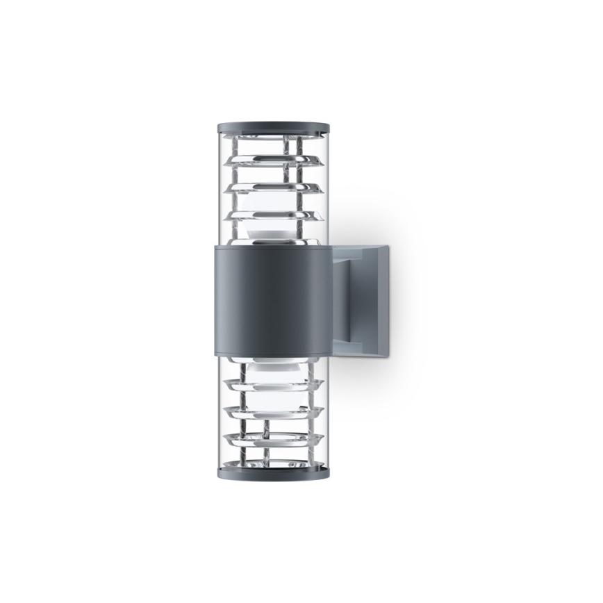Maytoni O576WL-02GR - Zunanja stenska svetilka BRONX 2xE27/60W/230V IP54 antracit