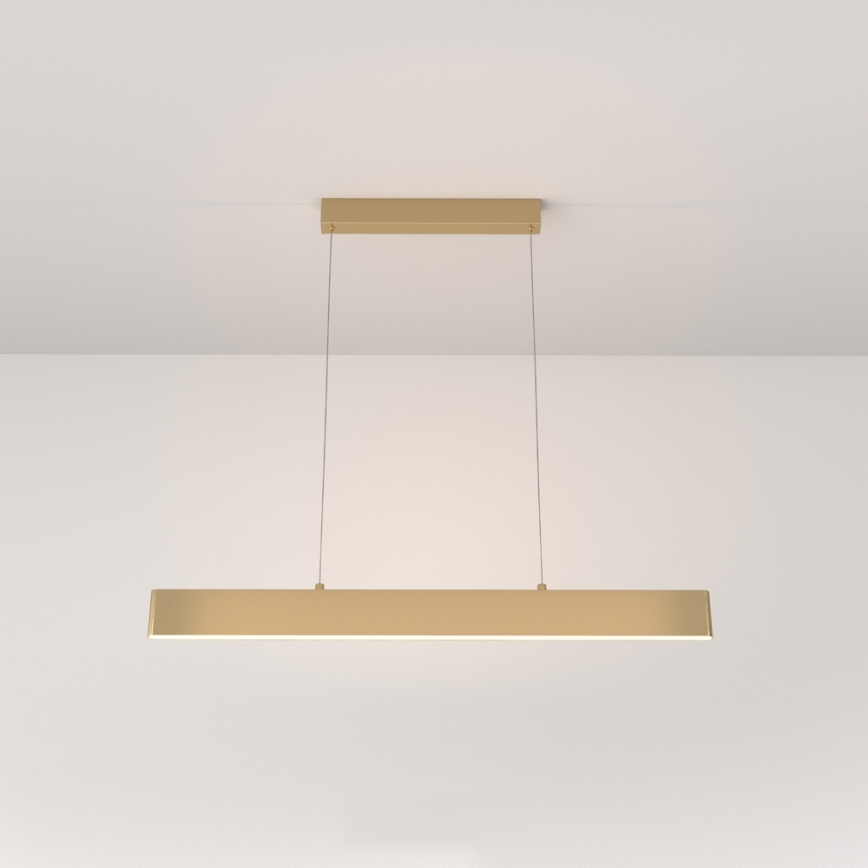 Maytoni P010PL-L23G3K - LED Lestenec na vrvici STEP LED/23W/230V 3000K 91 cm zlata