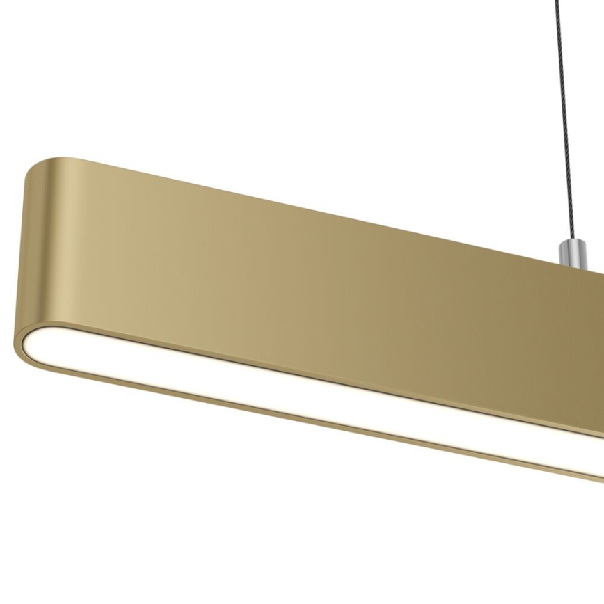 Maytoni P010PL-L23G3K - LED Lestenec na vrvici STEP LED/23W/230V 3000K 91 cm zlata