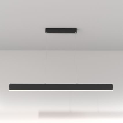 Maytoni P010PL-L30B4K - LED Lestenec na vrvici STEP LED/30W/230V 4000K 118,5 cm črna